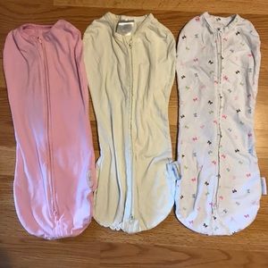 Newborn swaddle pods